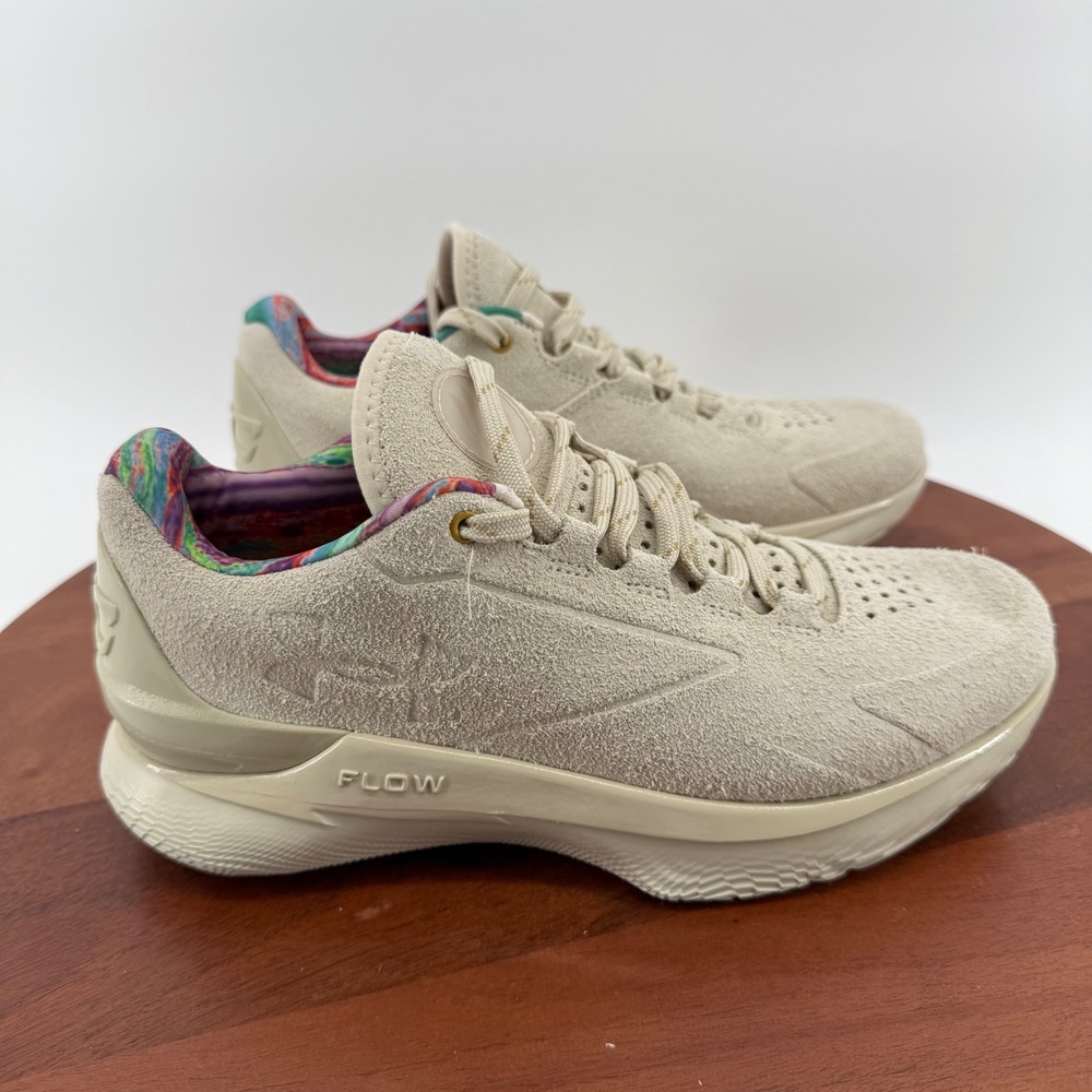 Under Armour Curry 1 Low FloTro Lux Saturn Sandstorm 3027603-280 Men 7.5/Women 9